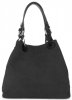 Kožené kabelka shopper bag Vittoria Gotti grafitová V90047CH
